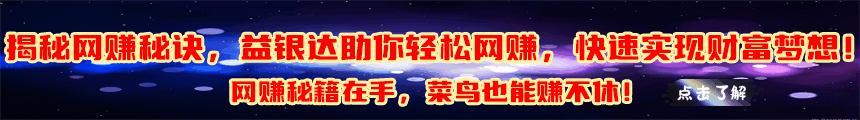 益银达独家揭秘：菜鸟如何快速在网上赚到第一桶金！